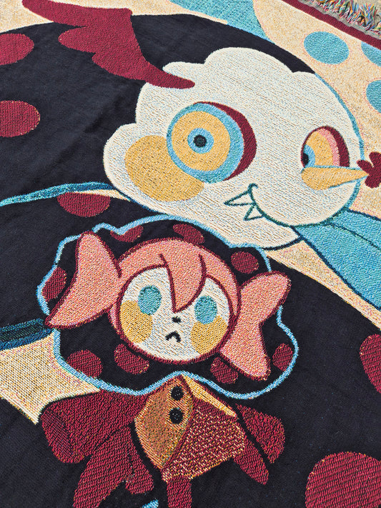 Dessert Witch Woven Blanket
