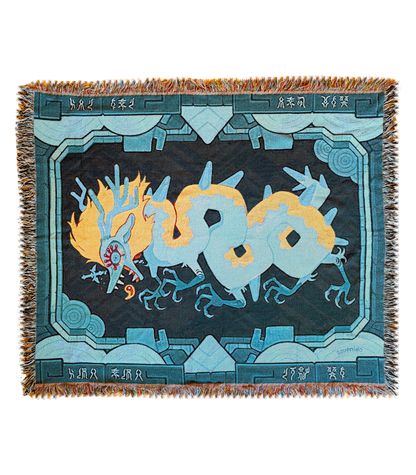Draconification Woven Blanket