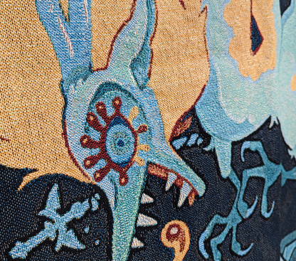 Draconification Woven Blanket