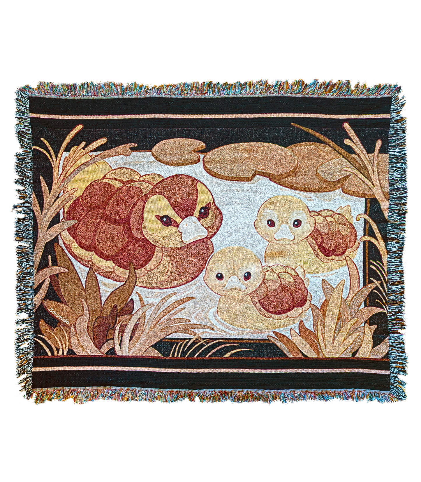 Ducks Woven Blanket