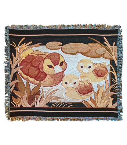 Ducks Woven Blanket