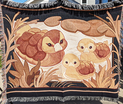 Ducks Woven Blanket