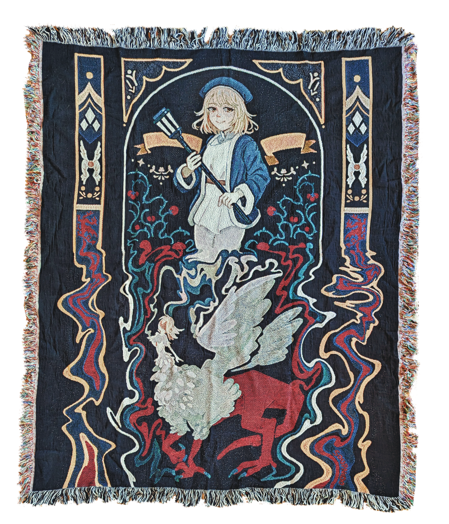 Unraveled & Rewoven Woven Blanket