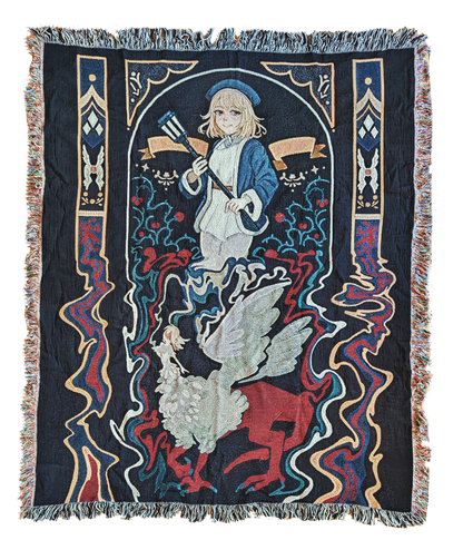 Unraveled & Rewoven Woven Blanket