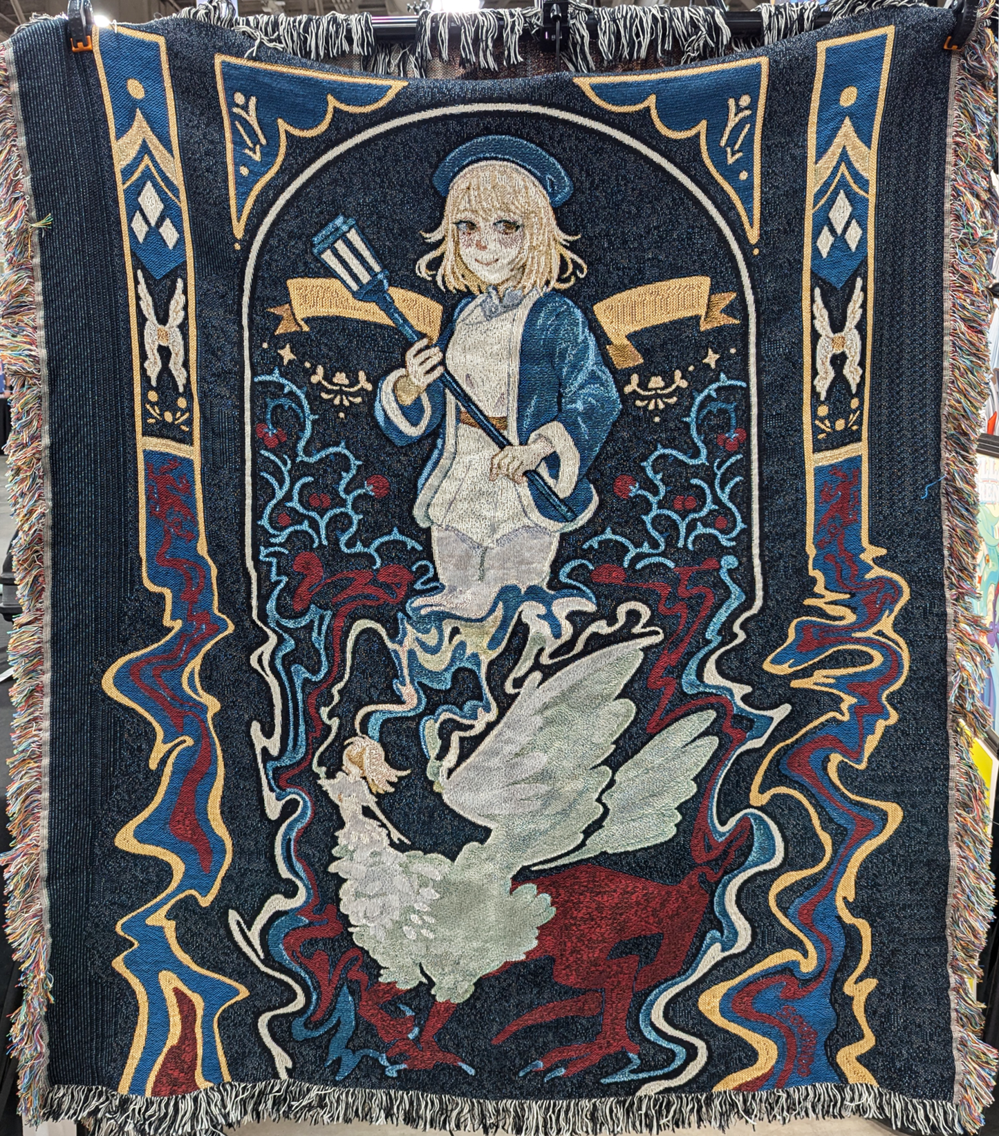 Unraveled & Rewoven Woven Blanket