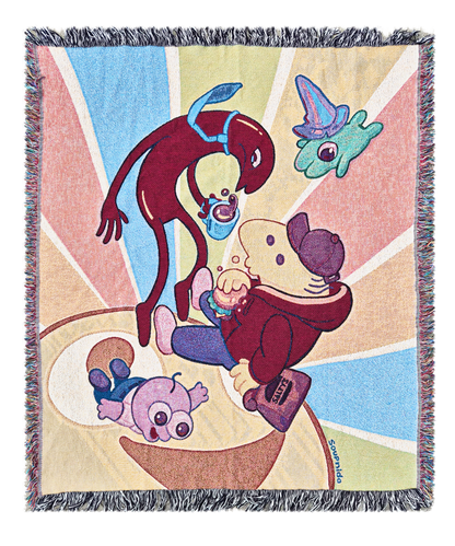 Bringing Smiles Woven Blanket