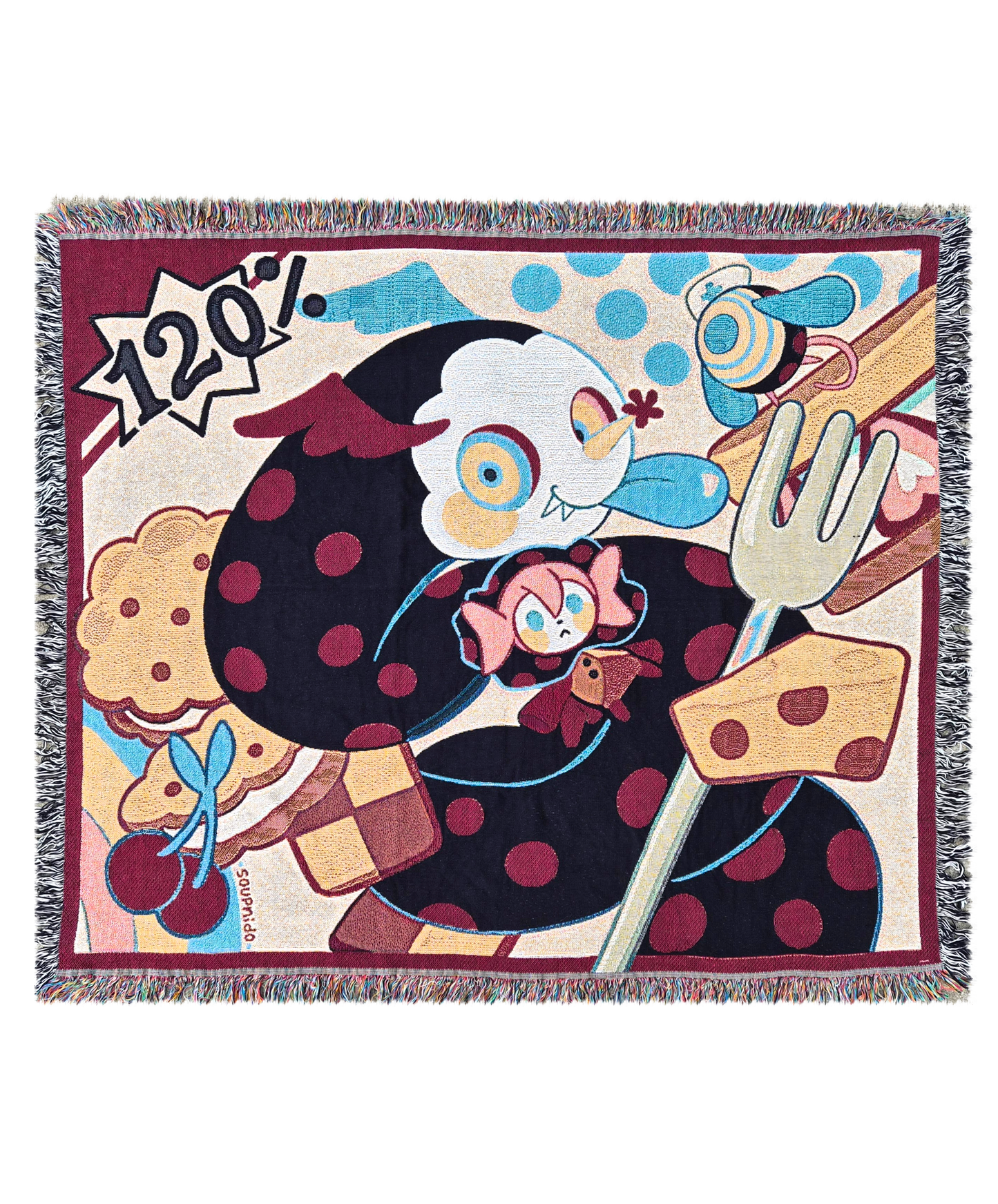 Dessert Witch Woven Blanket