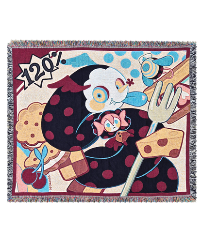 Dessert Witch Woven Blanket