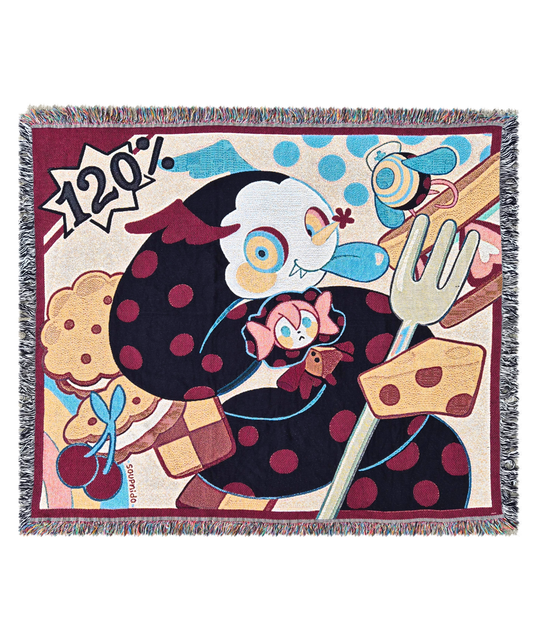 Dessert Witch Woven Blanket
